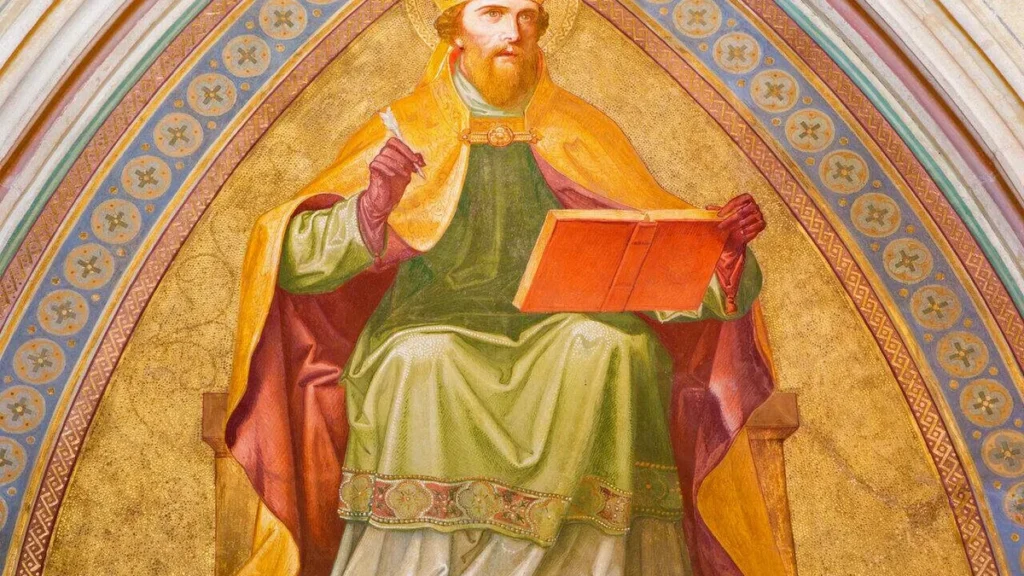 Imagem Santo Agostinho pintura do artigo Aprenda a rezar a novena de Santo Agostinho