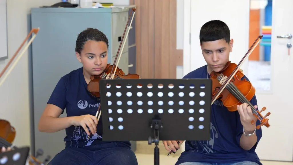 Imagem Usuarios do PEMSA do artigo PEMSA: a arte de ensinar música e cultivar sonhos