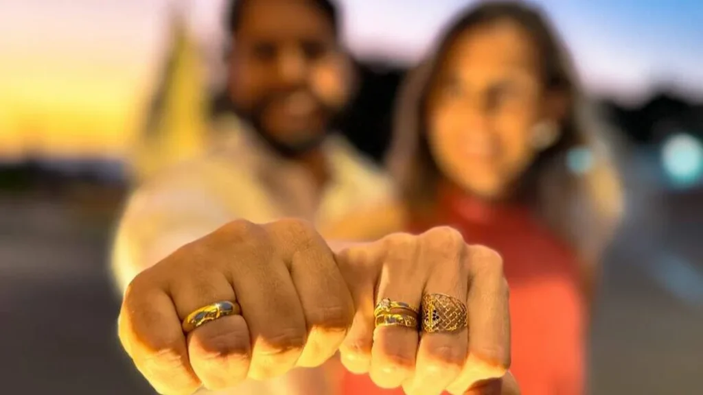 Imagem casal noivos em Aparecida do artigo Oração dos Noivos