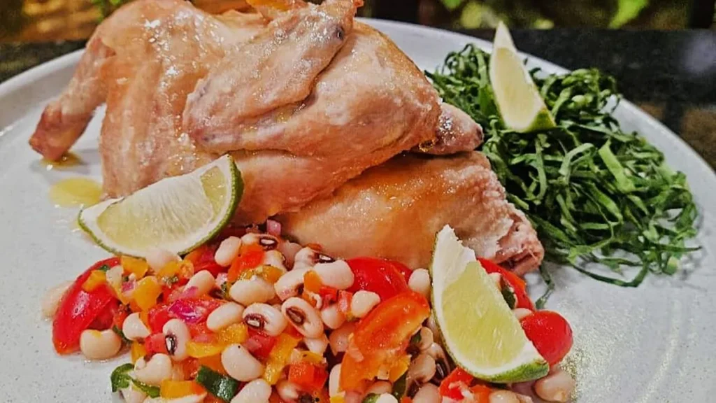 Imagem frango assado sabor de vida do artigo Galeto Assado no Sal Grosso - Sabor de Vida