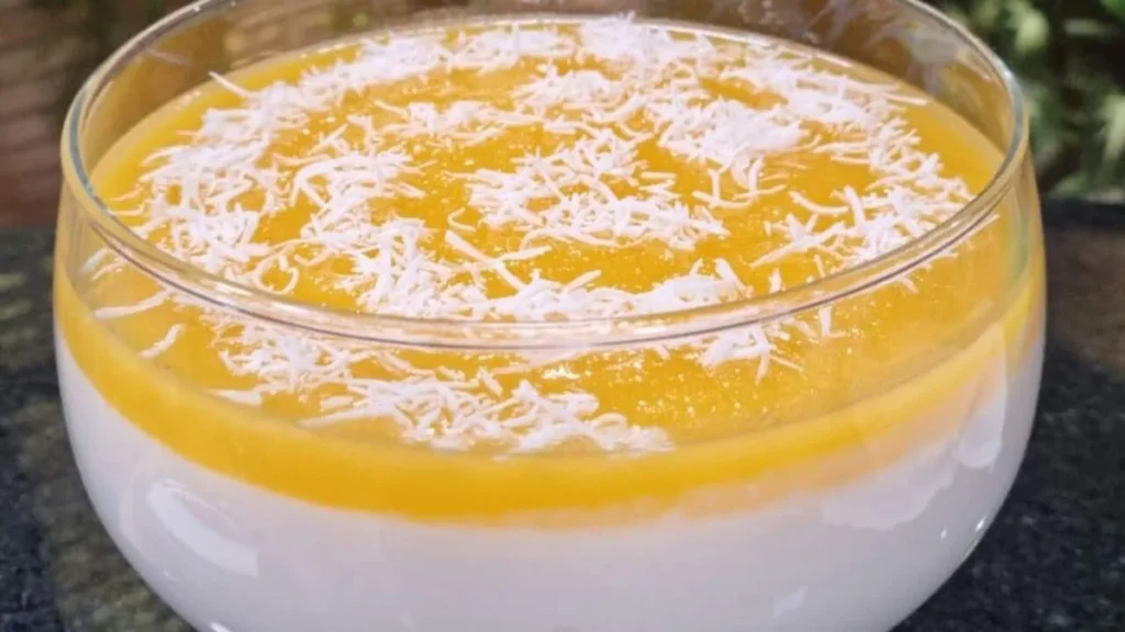 Imagem mousse de coco com baba de moca culinaria do sabor de vida da tv aparecida do artigo Mousse de Coco com Baba de Moça – Sabor de Vida
