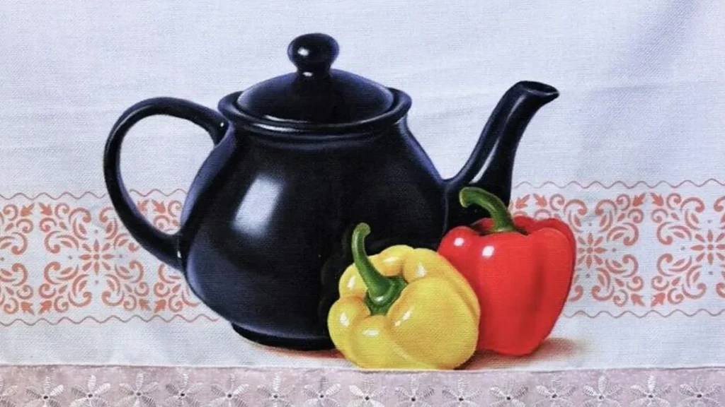 Imagem pintura realista em tecido faca voce mesmo do artigo Pintura Realista em Pano de Prato - Faça Você Mesmo