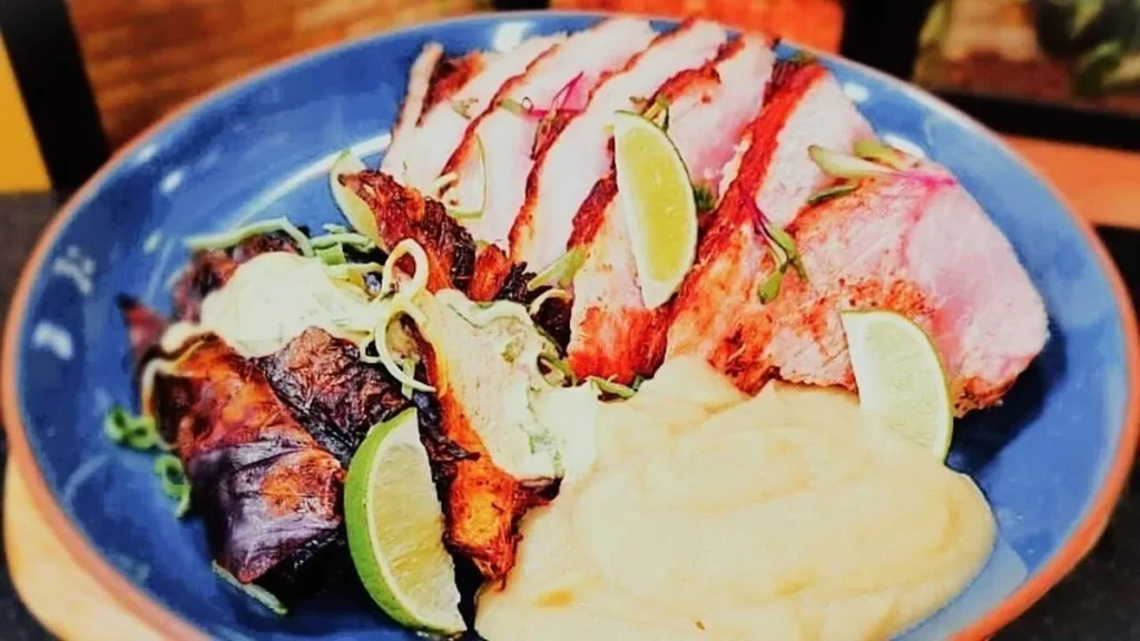 Imagem picanha suina com pure de maca sabor de vida do artigo Picanha Suína e Purê de Maçã - Sabor de Vida