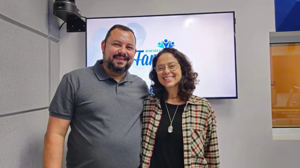 Imagem Jonatas Veloso na Mais Vida falando sobre o aniversario do Museu N. SRA do artigo Museu Nossa Senhora Aparecida celebra 69 anos de História