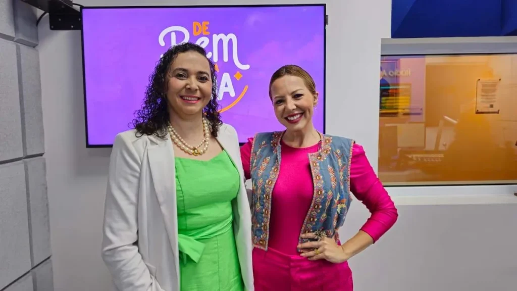 Imagem Abiane Souza e Dra. Bruna Bacico no De Bem com a Vida do artigo O cérebro e as emoções: por que sentimos o que sentimos?