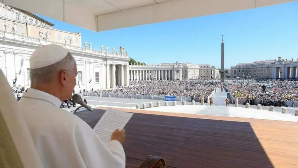 Imagem papa durante jubileu dos operadores de justica 2025 do artigo Papa: Justiça verdadeira respeita a dignidade humana