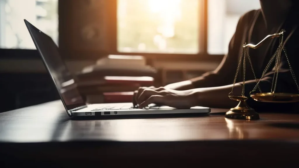 Imagem Mulher digitando buscando informacao do artigo Direito à informação: um direito de todos os cidadãos
