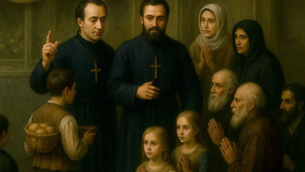 Santo Afonso e Pietro Barbarese atuando juntos na propagação da Copiosa Redenção