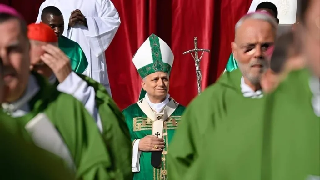 Imagem papa leao xiv em missa do jubileu dos catequistas do artigo Papa aos catequistas: "testemunhas de fé que falam com a vida"