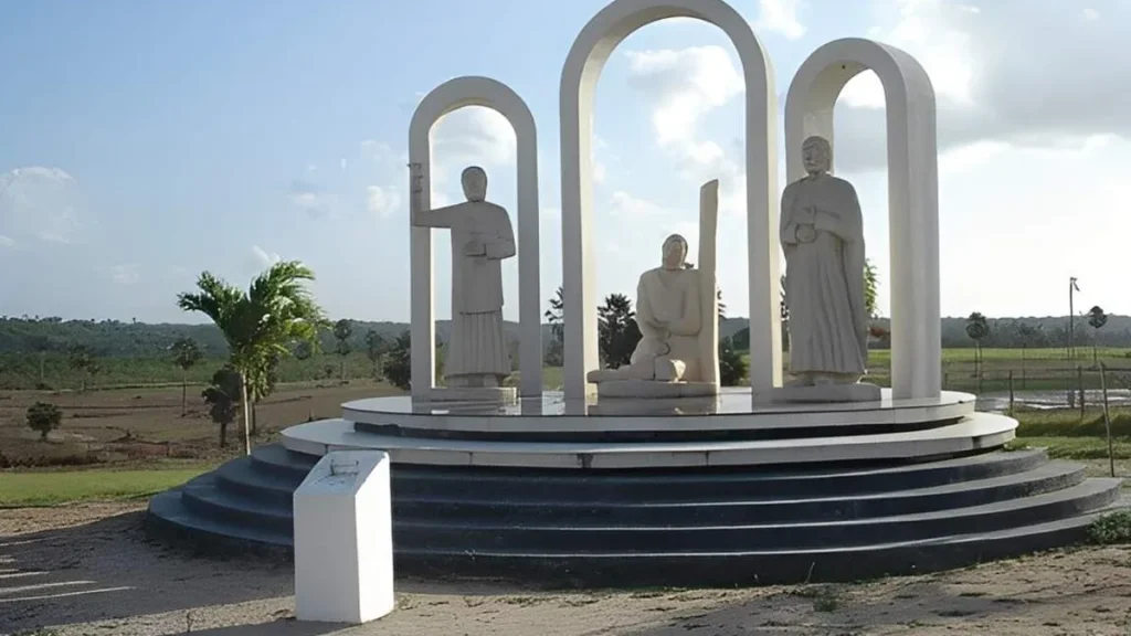 Imagem Monumento aos Martires de Cunhau e Uruacu em Sao Goncalo do Amarante do artigo Mártires de Cunhaú e Uruaçu: exemplos de fé, amor à Eucaristia e coragem
