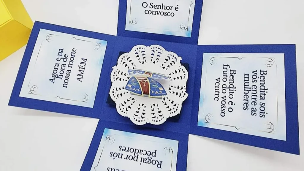 Imagem caixa surpresa nossa sra faca voce mesmo do artigo Caixa Surpresa Nossa Senhora Aparecida - Faça Você Mesmo