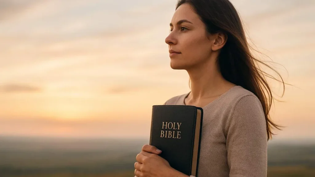 Imagem Mulher com esperanca do artigo Oito versículos que fortalecem nossa esperança em Deus