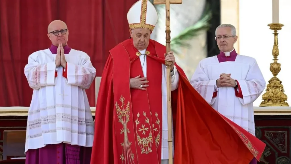 Imagem Domingo de Ramos Papa do artigo Francisco inicia Semana Maior clamando por paz