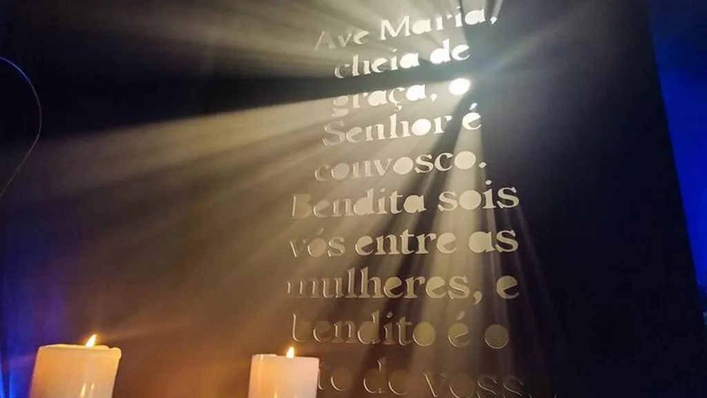 Imagem Mural Ave Maria do artigo Rogai sempre por nós, ó Santa Mãe de Deus, sobretudo na hora de nossa morte