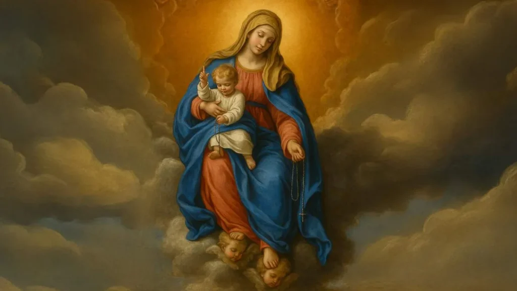 Imagem Nossa Senhora do Rosario do artigo Rezemos à Virgem Mãe, Nossa Senhora do Rosário