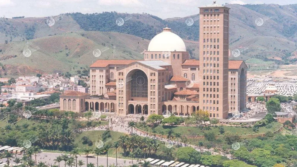 Vista aérea do Santuário Nacional