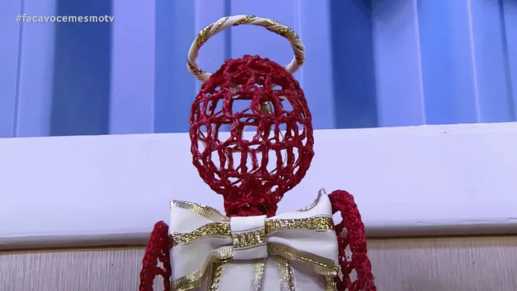 Imagem anjo em croche para iniciantes faca voce mesmo do artigo Anjo em Crochê (Iniciante) - Faça Você Mesmo