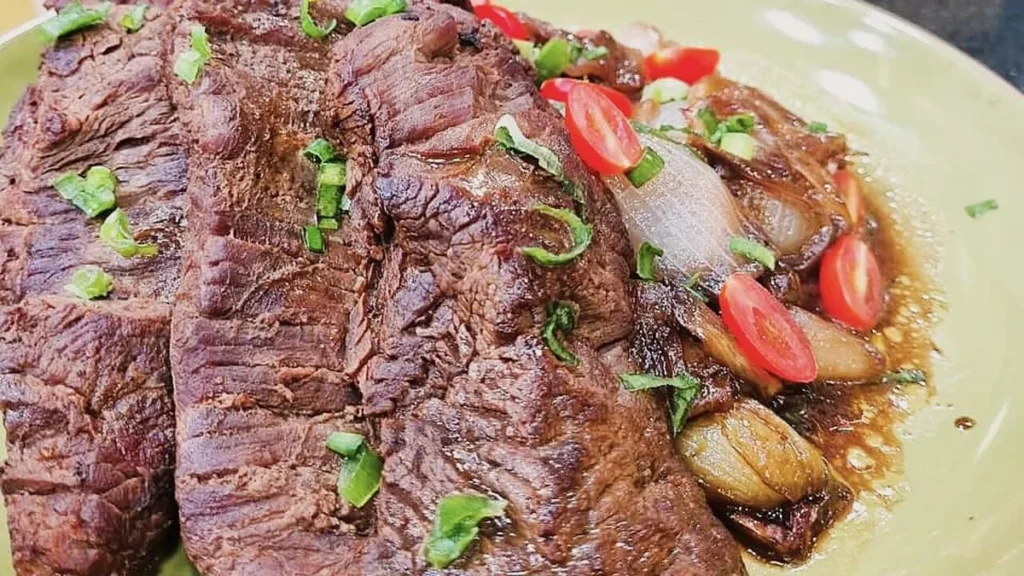 Imagem fraldinha com cebola caramelizada sabor de vida do artigo Fraldinha com Cebola Caramelizada - Sabor de Vida