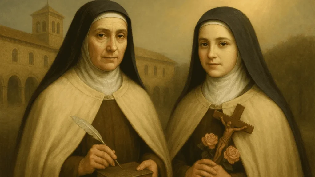 Imagem santa teresa davila e santa teresinha do artigo Entre Santos: o encontro de Teresa d’Ávila e Teresinha