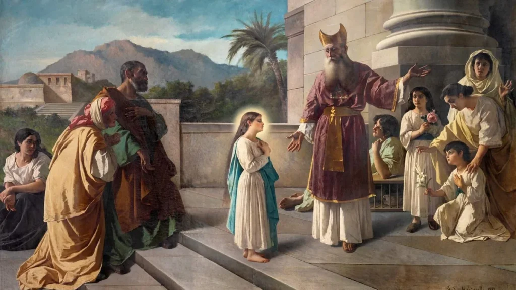 Imagem arte da apresentacao de nossa senhora do artigo O que celebramos na Apresentação de Nossa Senhora?