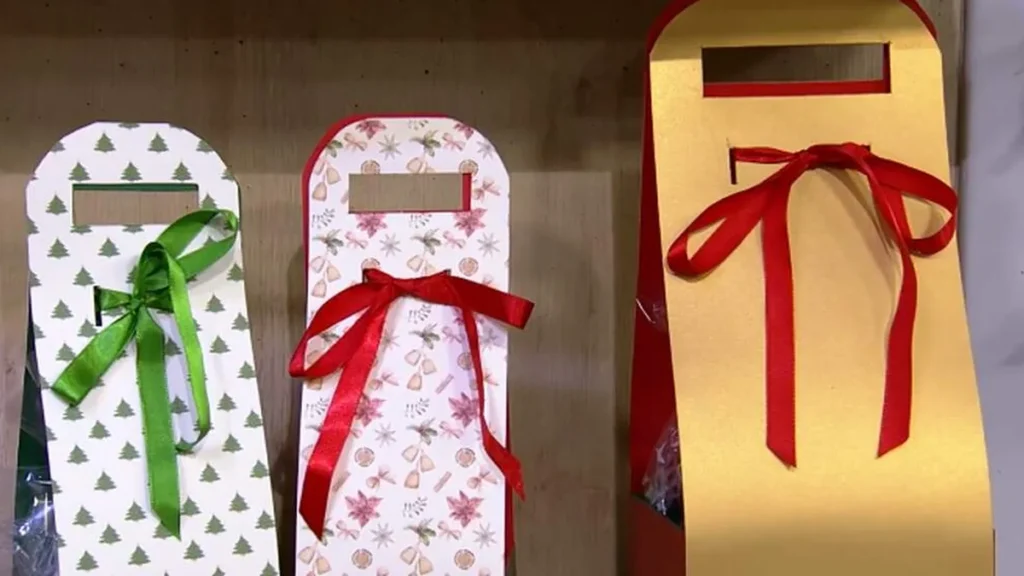 Imagem cartonagem para panetone faca voce mesmo do artigo Embalagem para Panetone (Cartonagem) - Faça Você Mesmo