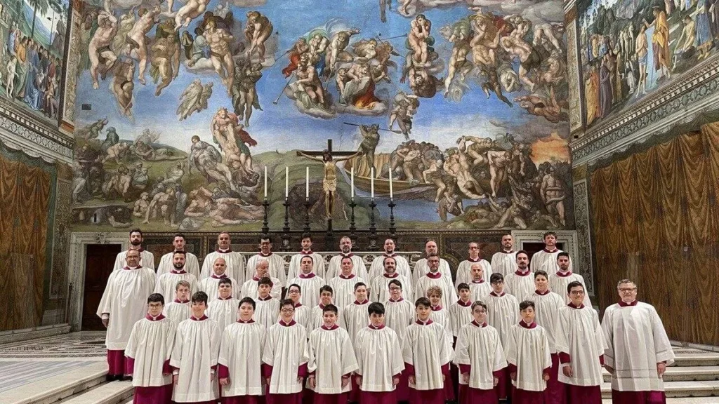 Imagem Capela Sistina Coro do artigo Jubileu dos Coros reúne 35 mil vozes e emociona fiéis de 117 países