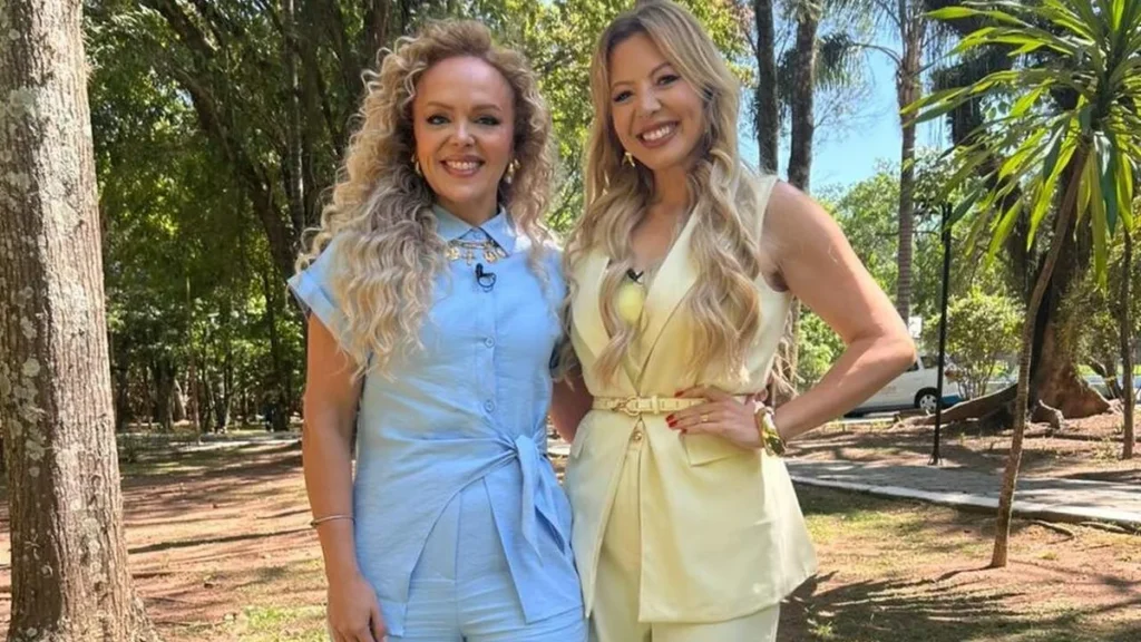 Abiane Souza conhece a história de fé e empreendedorismo de Andreza Goulart (Crédito: Produção TV Aparecida)