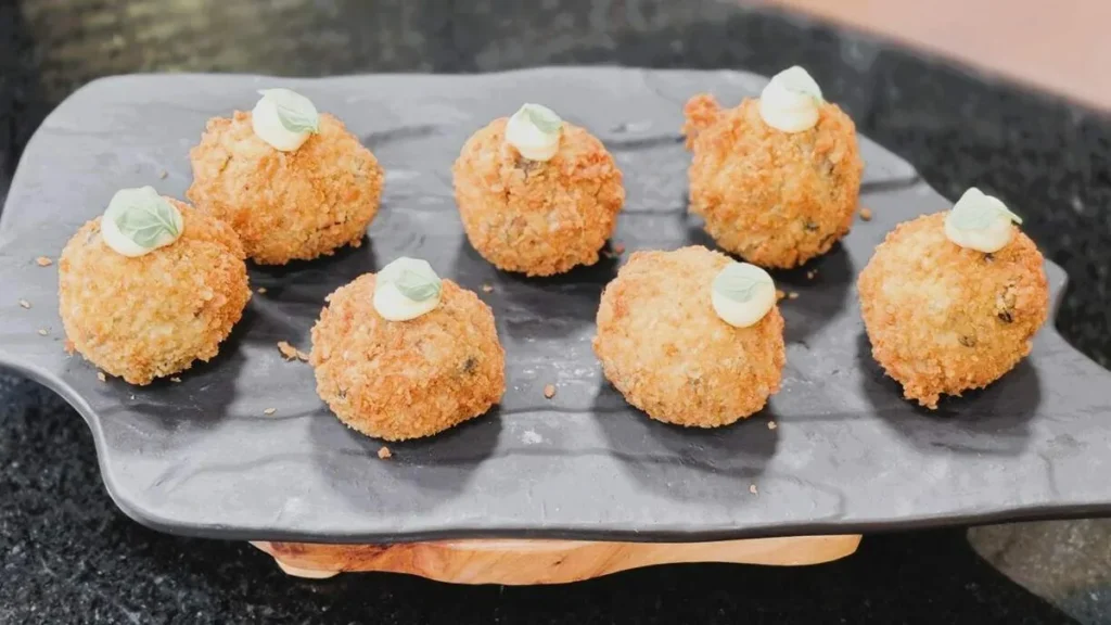 Imagem arancini de cogumelos sabor de vida do artigo Arancini de Cogumelos - Sabor de Vida