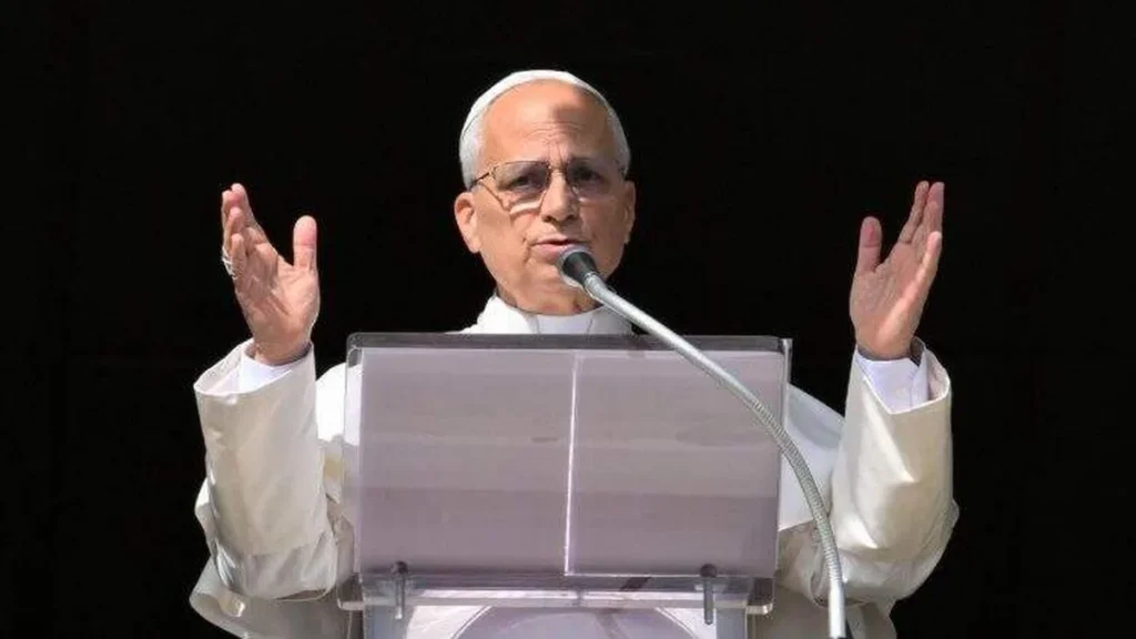 Imagem papa leao xiv no angelus de 02 de novembro de 2025 do artigo Papa pede cessar-fogo no Sudão e fim da violência na Tanzânia