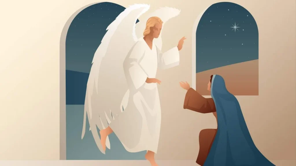 Imagem imagem ilustrada da anunciacao de jesus do artigo Quais anjos anunciaram o nascimento de Jesus?