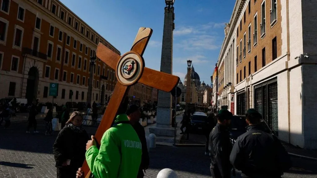 Imagem peregrinos em roma do artigo Jubileu dos Detentos reúne peregrinos de 90 países
