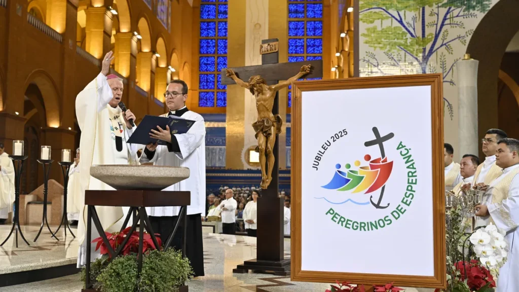 Imagem ano jubilar da esperanca do artigo Participe do encerramento do Ano Santo da Esperança na Casa da Mãe
