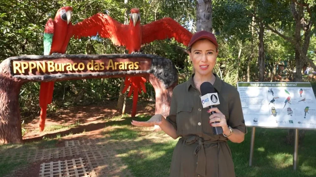 Imagem ARQ Bonito Reproducao TV Aparecida do artigo "Arquivo A" destaca o turismo sustentável da cidade de Bonito