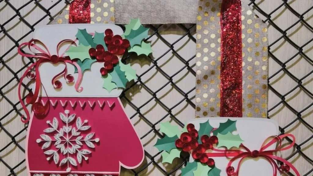 Imagem ESCAPULARIO DE PORTA NATALINO FACA VOCE MESMO do artigo Escapulário de Porta Natalino em Quilling - Faça Você Mesmo