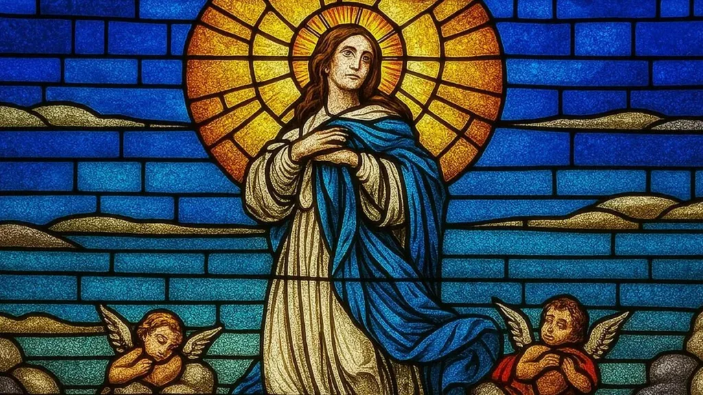 Imagem Imaculada Conceicao do artigo Rezemos à Virgem Maria, Santa e Imaculada Conceição