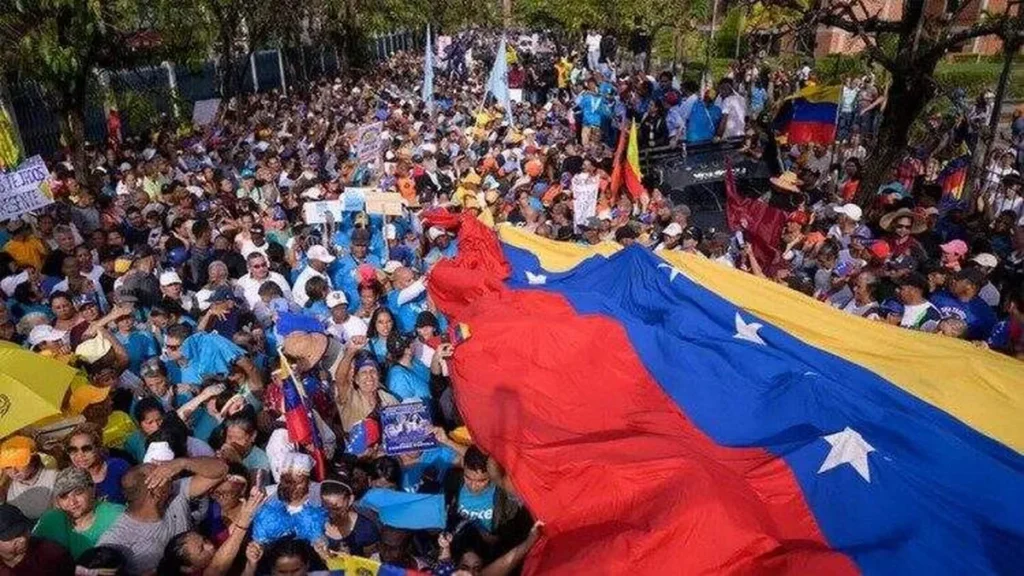 Imagem Bandeira da Venezuela do artigo Episcopado da Venezuela agradece apoio e orações da CNBB