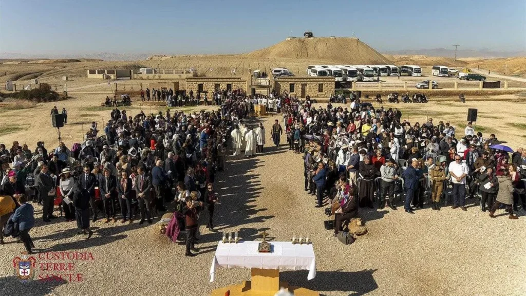 Imagem Qasr al Yahud as margens do rio jordao do artigo Às margens do Jordão, cristãos recordam o batismo de Jesus