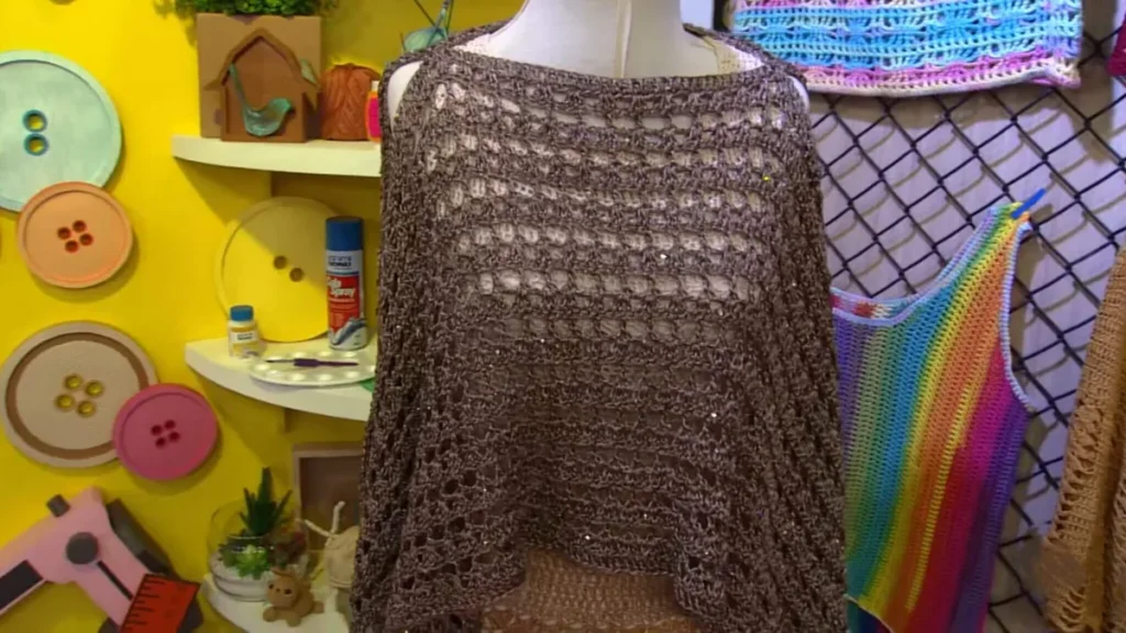 Imagem blusa capa de croche fvm do artigo Blusa Capa em Crochê - Faça Você Mesmo