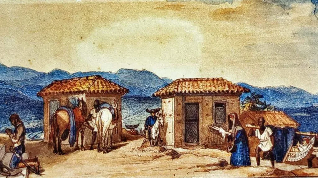 Imagem debret do artigo Debret e o registro de romeiros de Aparecida