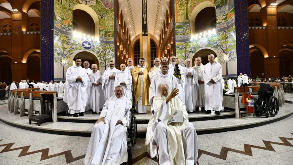 Imagem Missa Jubilar 2026 do artigo Memória agradecida: Redentoristas jubilares renovam os votos religiosos