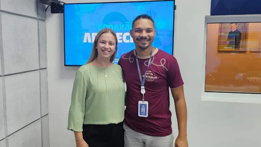 Imagem Aline Costa no Bom Dia em Familia do artigo Centro de Eventos celebra 14 anos de história