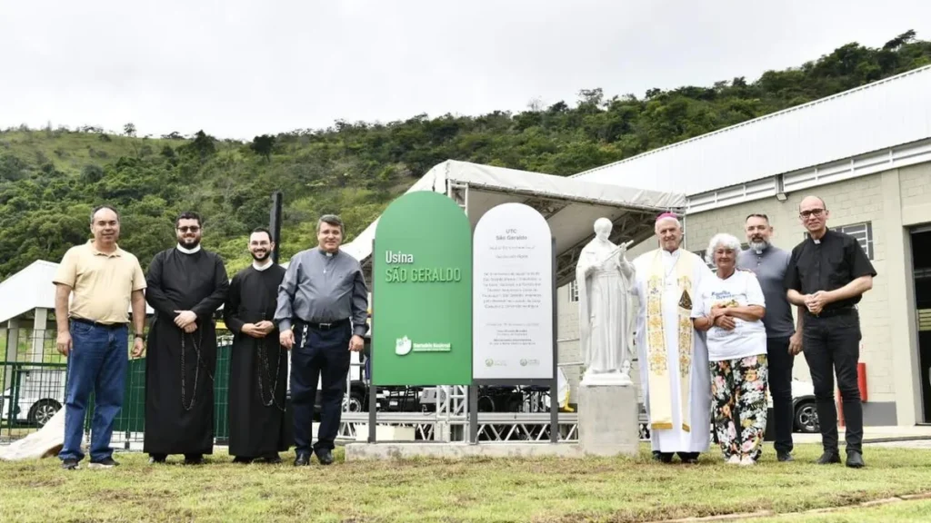 Imagem Usina de Reciclagem Santuario Nacional do artigo Santuário Nacional entrega Usina de Reciclagem São Geraldo