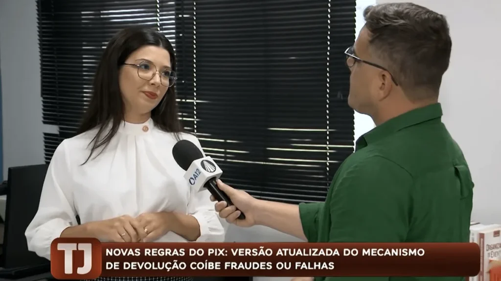 Imagem novas regras do pix tj aparecida do artigo Novas regras do PIX ajudam a combater golpes; veja a reportagem