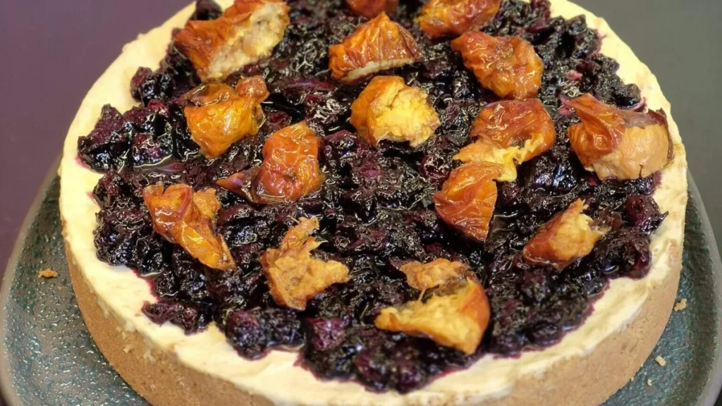 Imagem torta caju amora sdv do artigo Torta de Caju com Geleia de Amora - Sabor de Vida
