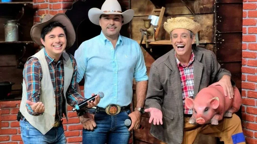 Imagem Trio TDP Loren Ligabo TV Aparecida do artigo Terra da Padroeira recebe as duplas Wilson & Soraia e Delly & Dorivan