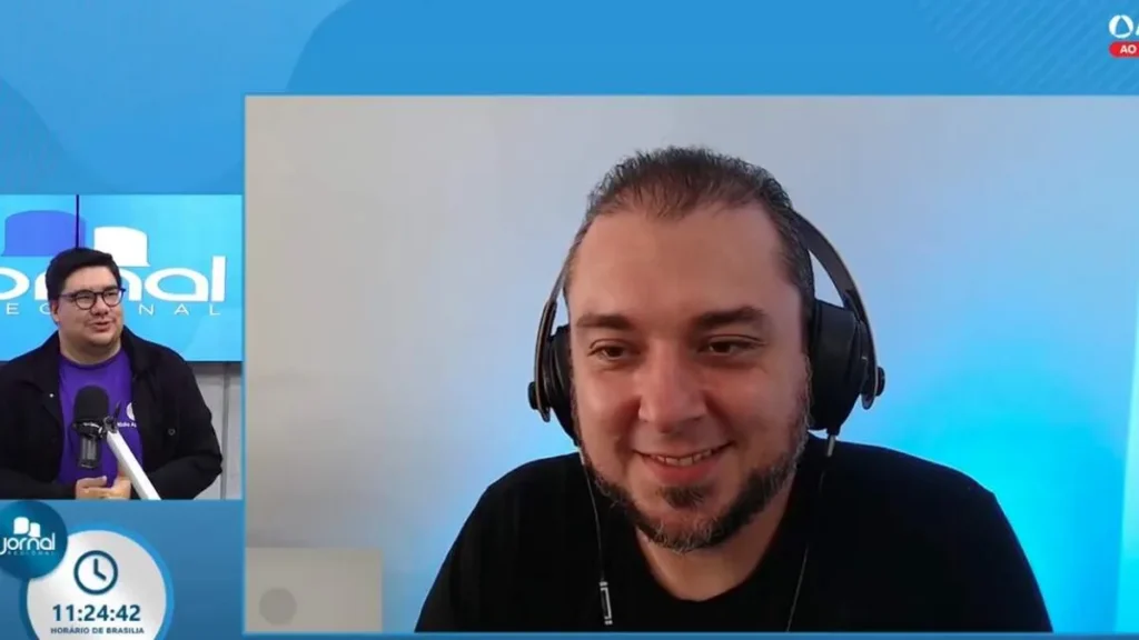 Imagem Escritor Fernando Vitolo no JR falando sobre o livro Nao seja chato do artigo "Não Seja Chato": a chave para melhorar suas relações