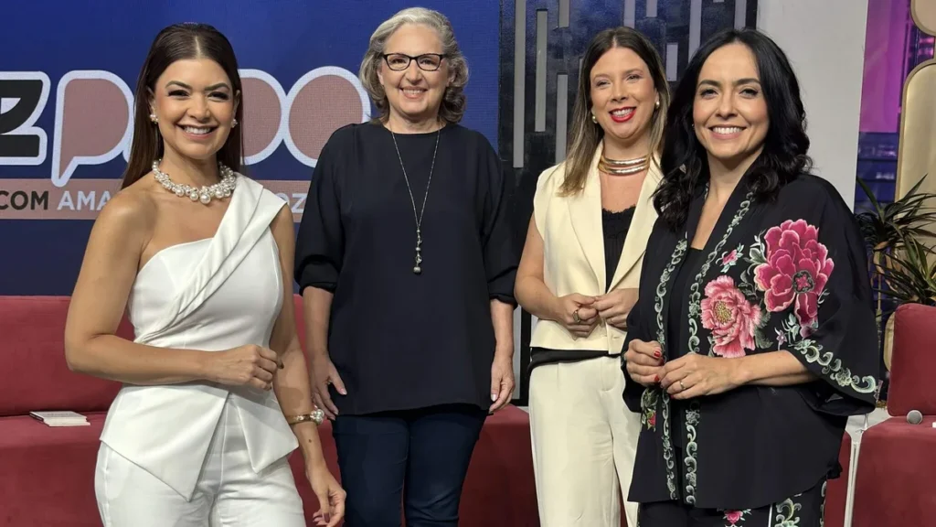 Imagem PAF 2103 Gabriela Souza TV Aparecida 1 do artigo Izabella Camargo fala de autoestima no programa de Amanda Françozo