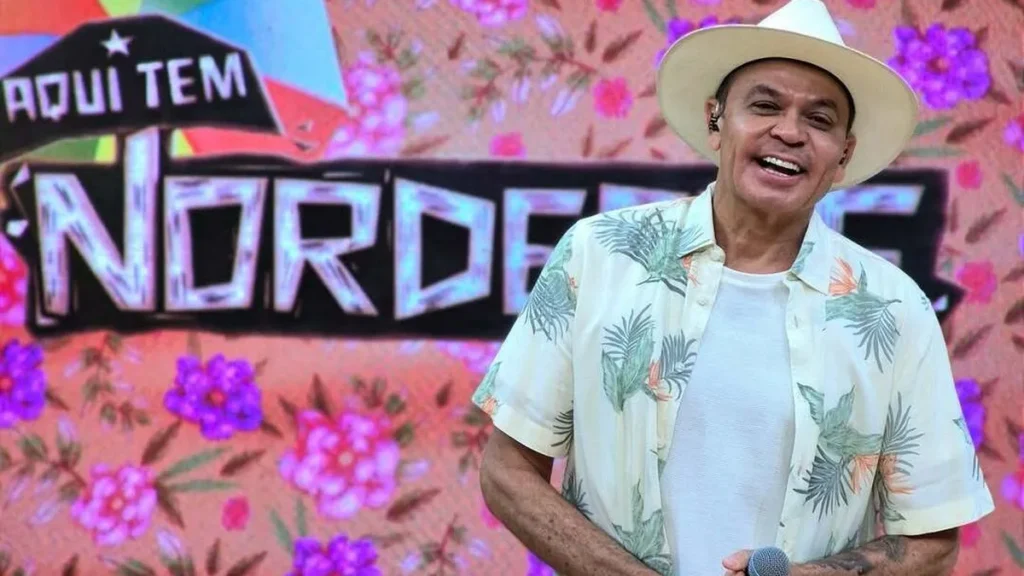 Imagem Frank Aguiar Loren Ligabo TV Aparecida do artigo Aqui Tem Nordeste recebe Meireles, a Rainha das Versões