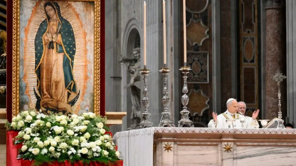 Imagem Papa Leao XIV celebra missa na Basilica de Sao Pedro do artigo Os títulos marianos e o discernimento proposto pelo Papa Leão XIV