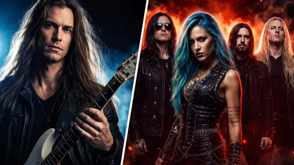 Imagem Kiko Loureiro e Arch Enemy do artigo Treta entre Kiko Loureiro e Arch Enemy: será que é plágio?